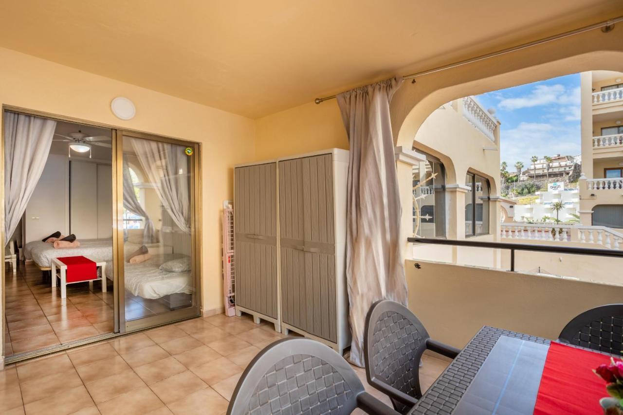 Castle Harbour Cozy Studio Heated Pool Los Cristianos Lovetenerife أرونا المظهر الخارجي الصورة